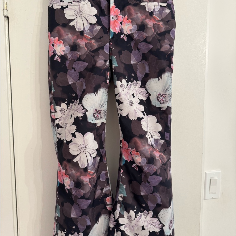 Roxy Girl Ski/Snow Multicolor Floral Pants
